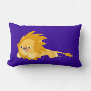 Coussin de Lion de caricature Bouncy