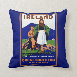 Coussin ~ de l'Irlande la terre de la jeunesse éternelle