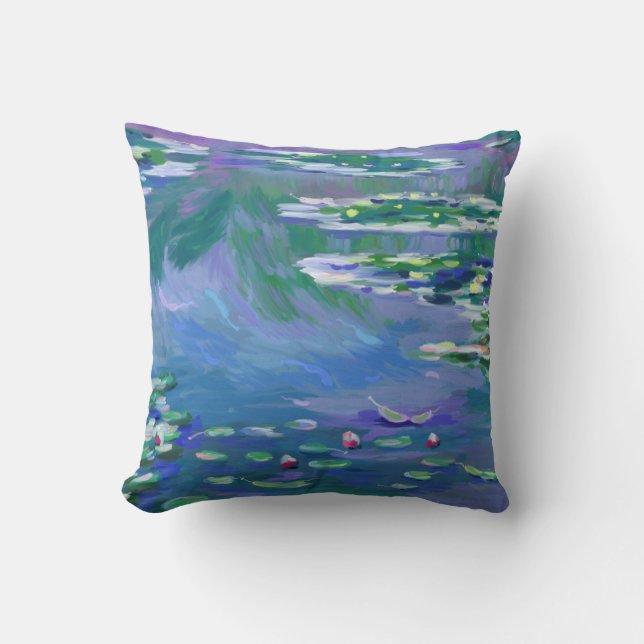 Coussin de lis de Monet Caulobacter (Recto)