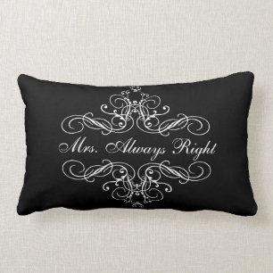 Coussin de lit de Mme Always Right Elegant Boudoir