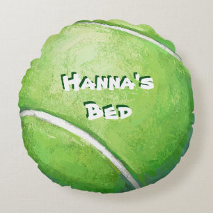 Coussin de lit personnalisé par balle de tennis