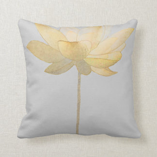Coussin de Lotus blanc