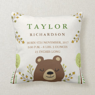 Coussin de l'ours des bois