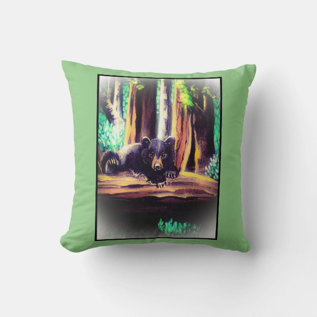 Coussin de l'ours Escalade de l'animal (Recto)