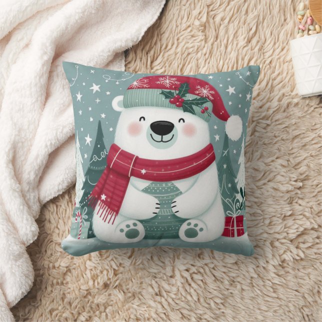 coussin de l'ours polaire de noël (Couverture)