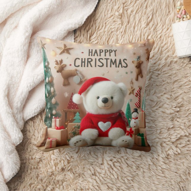 coussin de l'ours polaire de noël (Couverture)