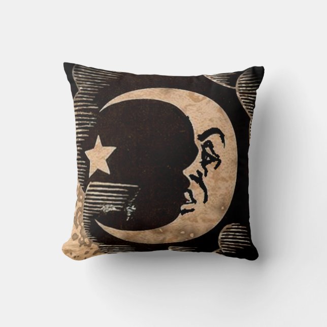 Coussin de lune de conseil de sorcière (Recto)