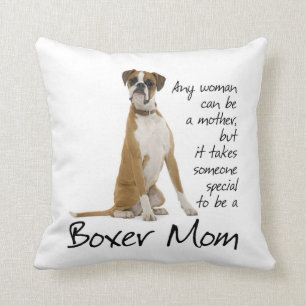 Coussin de maman de boxeur