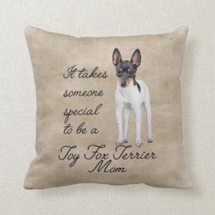 Coussin de maman de Fox Terrier de jouet