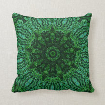 Coussin de mandala de forêt de Brohtback