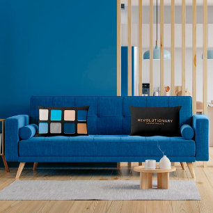 Coussin de maquillage de plage bleu-fille