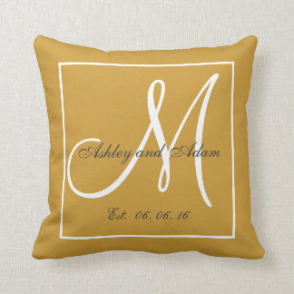 Coussin de Mariage de conservation du monogramme B