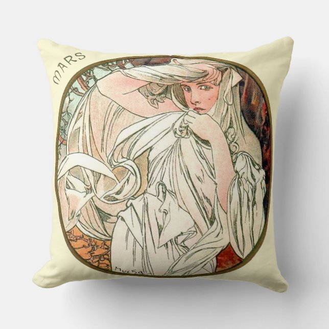 Coussin de mars Art Nouveau (Recto)
