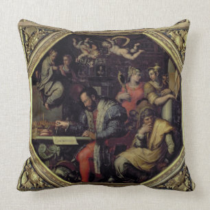 Coussin De Medici (1519-74) de Cosimo I prévoyant les