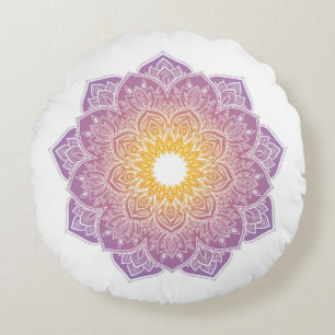 Coussin de méditation avec le mandala