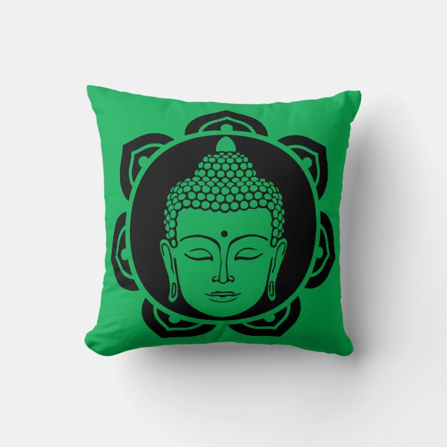 Coussin de méditation de la tête de bouddha (Recto)