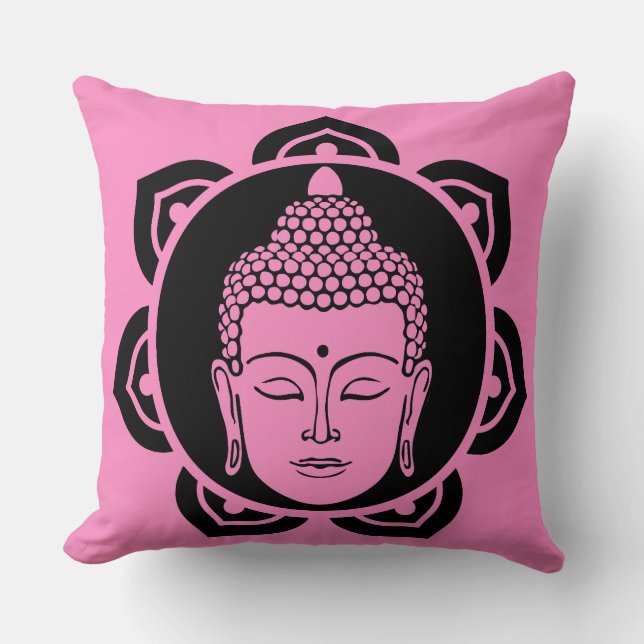 Coussin de méditation de la tête de bouddha (Recto)