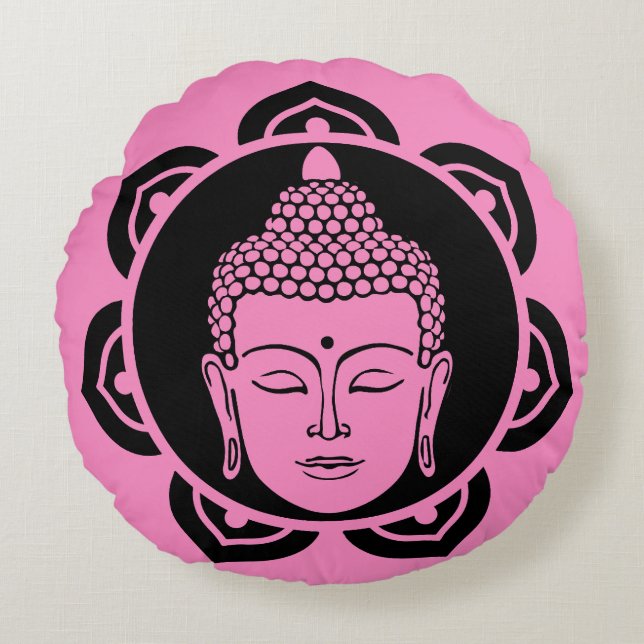 Coussin de méditation de la tête de bouddha (Devant)