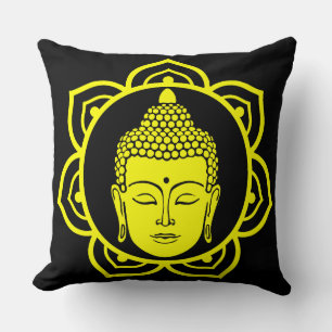 Coussin de méditation de la tête de bouddha