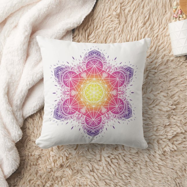 Coussin de méditation | mandala | metatron (Couverture)