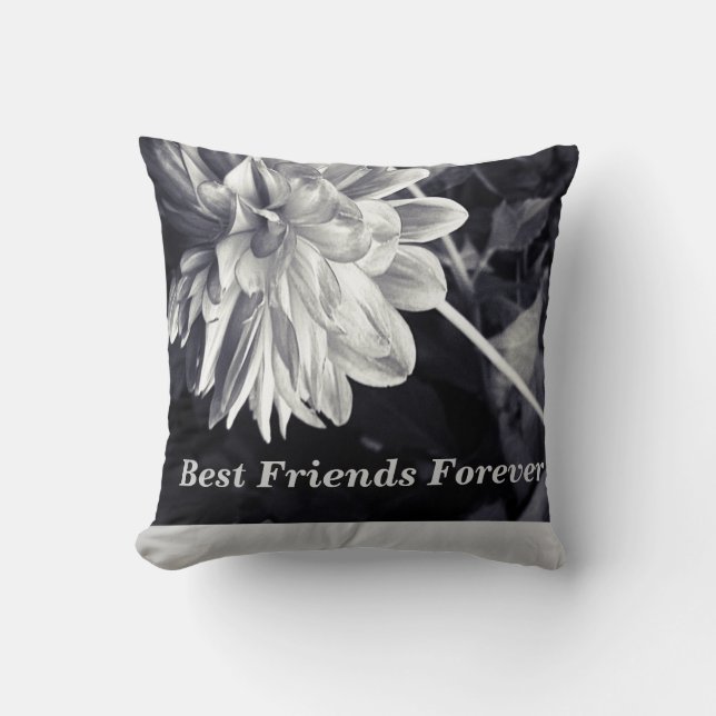 Coussin De meilleurs amis carreau (bff) pour toujours (Recto)