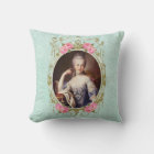 Coussin de menthe de coussin de rose de damassé de