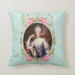 Coussin de menthe de coussin de rose de damassé de