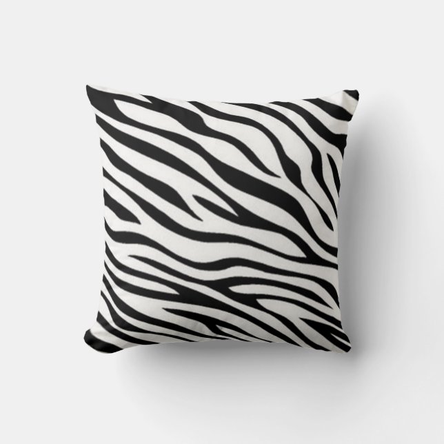 Coussin de modèle Zebra (Recto)