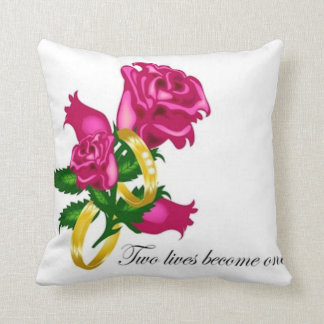 Coussin de MoJo d'Américain de roses et