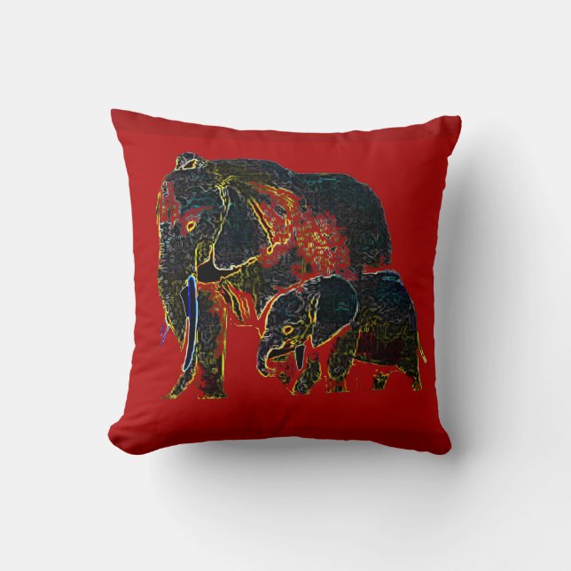 Coussin de MoJo d'Américain d'éléphant de (Recto)