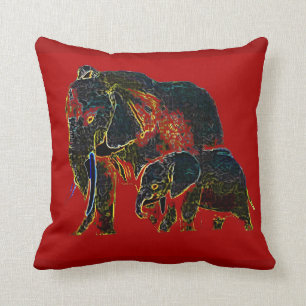 Coussin de MoJo d'Américain d'éléphant de
