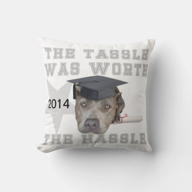 Coussin de Mojo de chien de pitbull d'obtention du (Recto)
