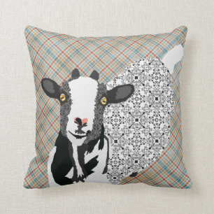 Coussin de Mojo de plaid de Junebug