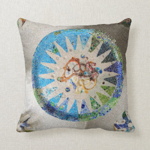 Coussin de mosaïques de Guell de parc
