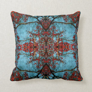 Coussin de motif de fleurs de cerisier