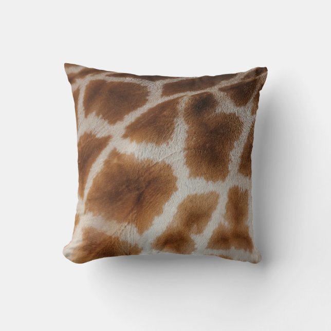 Coussin de motif de girafe (Recto)