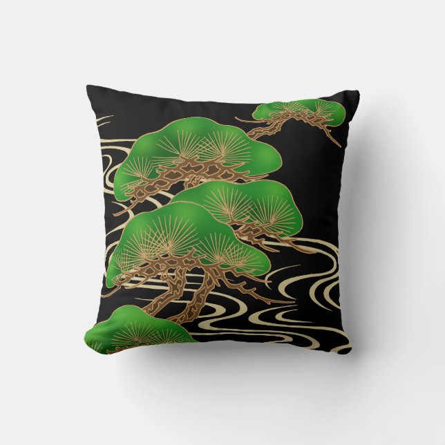 coussin de motif de Japonais (Recto)