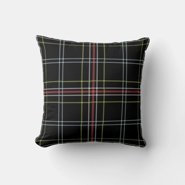 Coussin de motif de plaid (Recto)