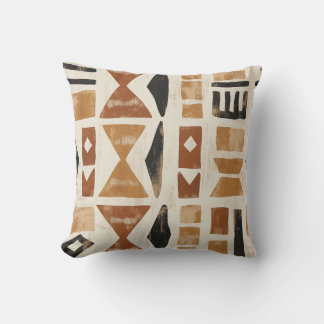 Coussin de Motif tribal Earthy