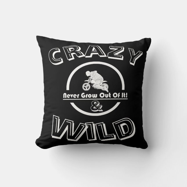 Coussin de moto pour motard marteau flèche fou et  (Recto)