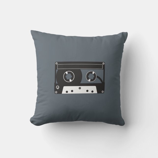 Coussin de musique de Cassette rétro (Recto)