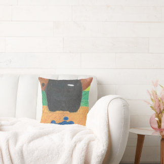 Coussin de nez et de bleuets