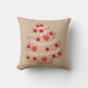 Coussin de Noël arbre pain d'épice