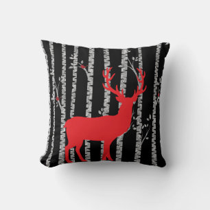 Coussin de Noël avec Red Deer