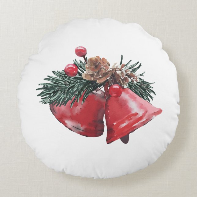 Coussin de Noël - Bague dans la joie de la mer (Devant)