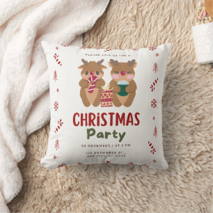 Coussin de Noël, Coussin décoratif 40 cm x 40 cm