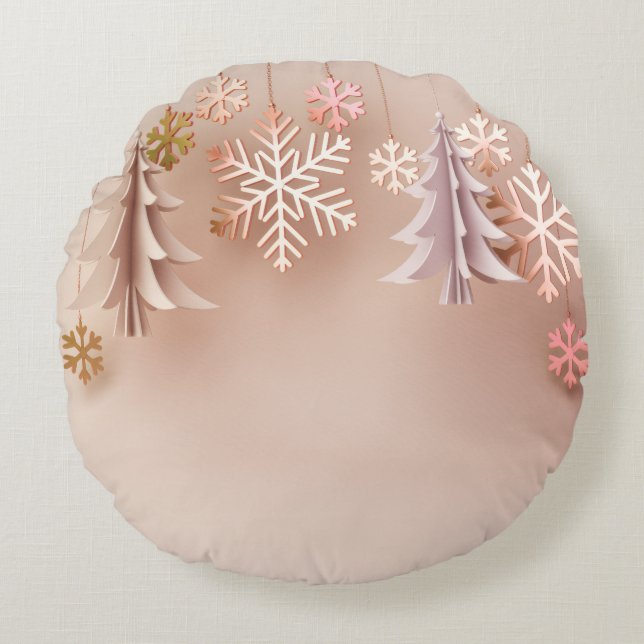 Coussin de Noël Cozy – Décoration de Maison de Fêt (Devant)