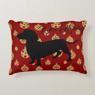 Coussin de Noël Dachshund