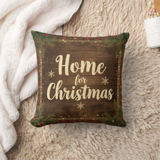Coussin de Noël de cottage rustique | Cozy (Couverture)
