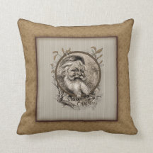 Coussin de Noël de Thomas Nast le père noël
